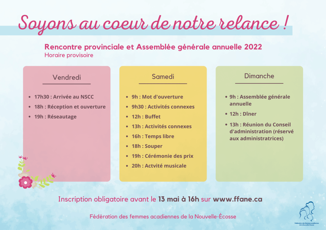 La fédération des femmes acadiennes de la Nouvelle-Écosse