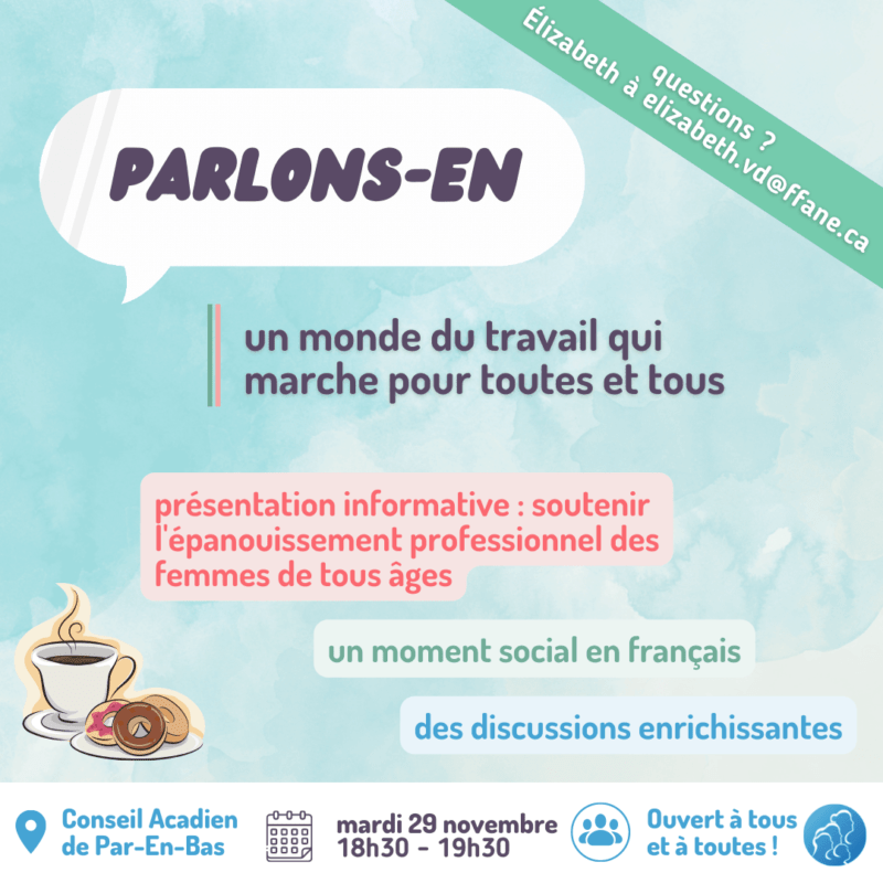 La fédération des femmes acadiennes de la Nouvelle-Écosse