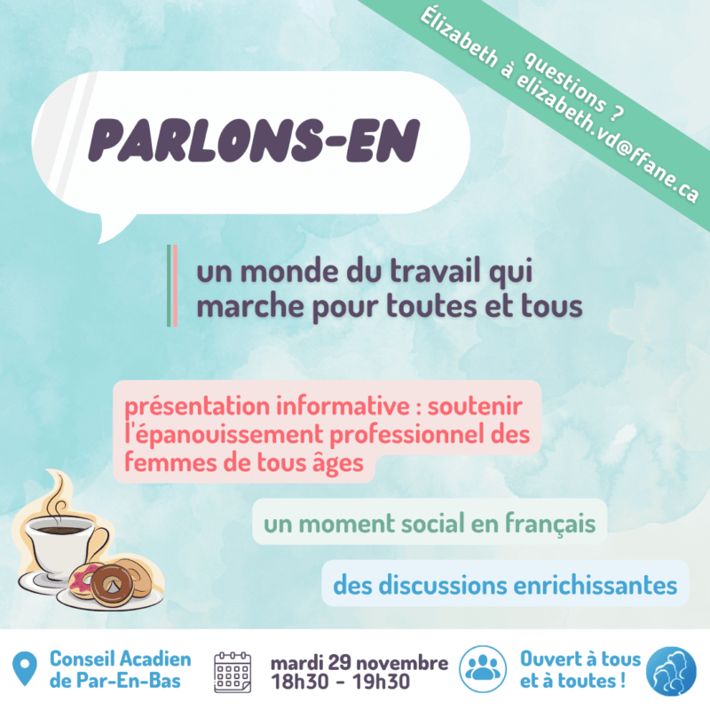 La fédération des femmes acadiennes de la Nouvelle-Écosse