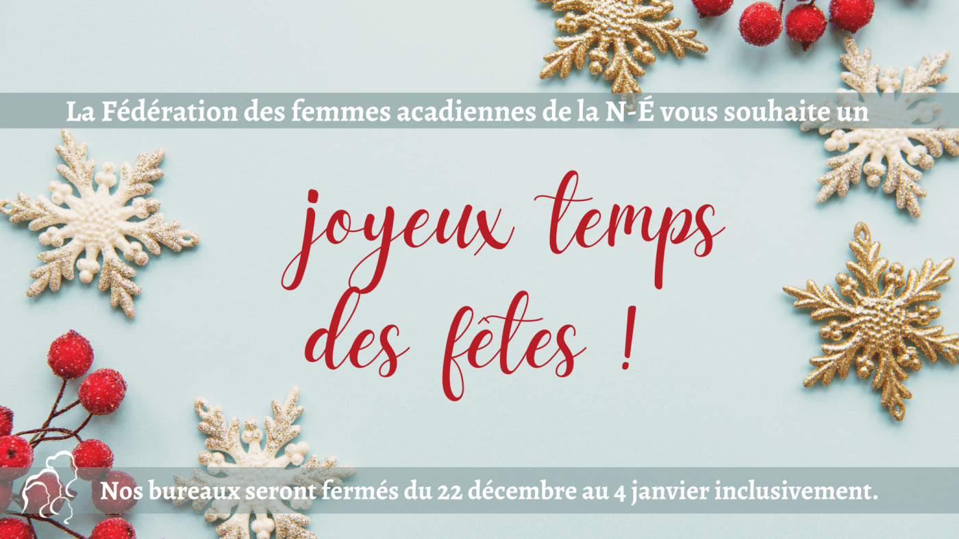 La fédération des femmes acadiennes de la Nouvelle-Écosse